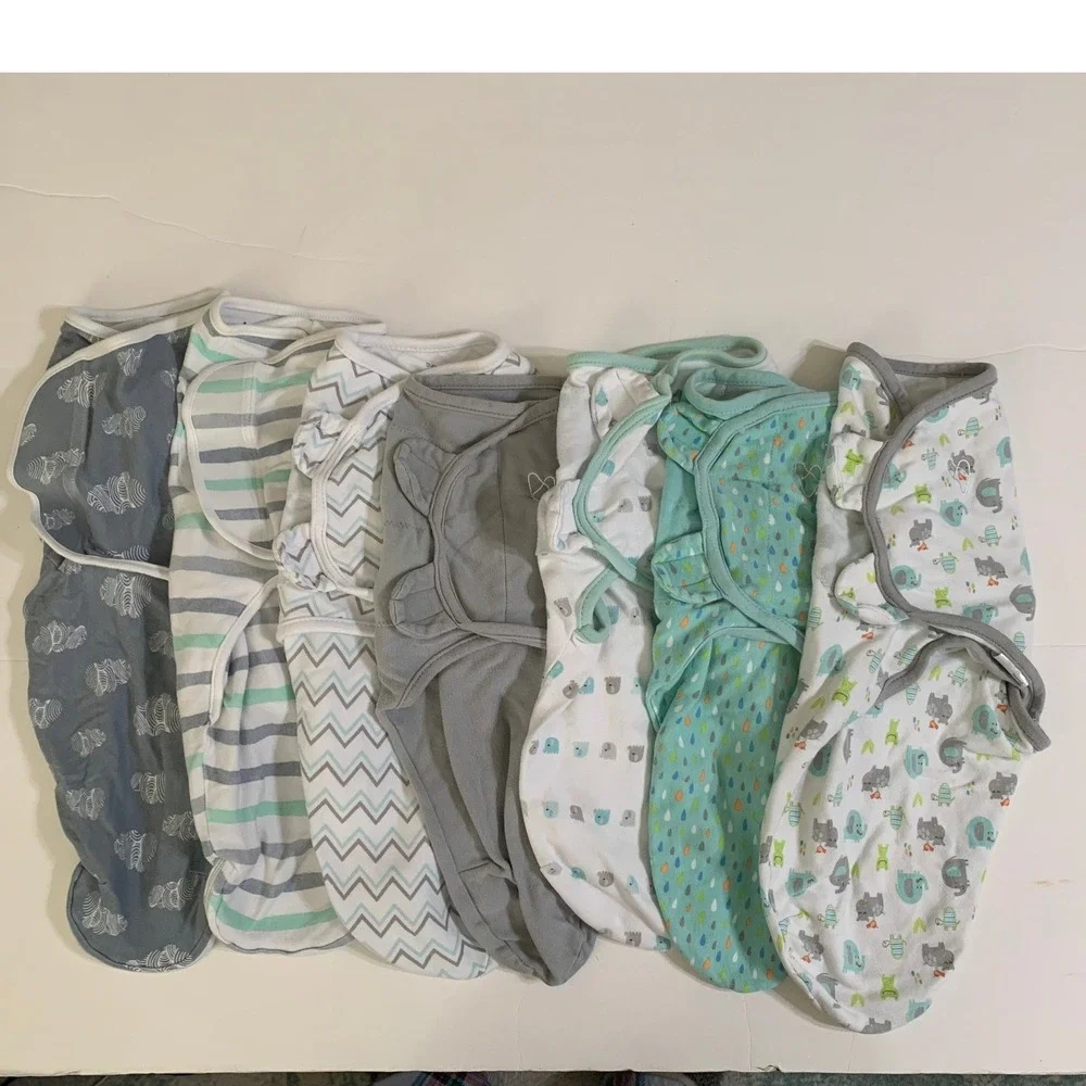 Summer Infant SwaddleMe 7 Pack Baby Swaddles Small Medium 0-3 Months